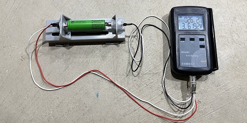 How do you check lithium battery health with a multimeter