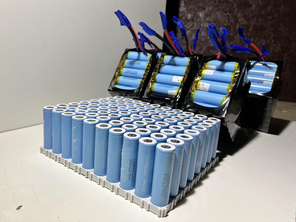 Salvaged Lithium Battery Packs And Cells